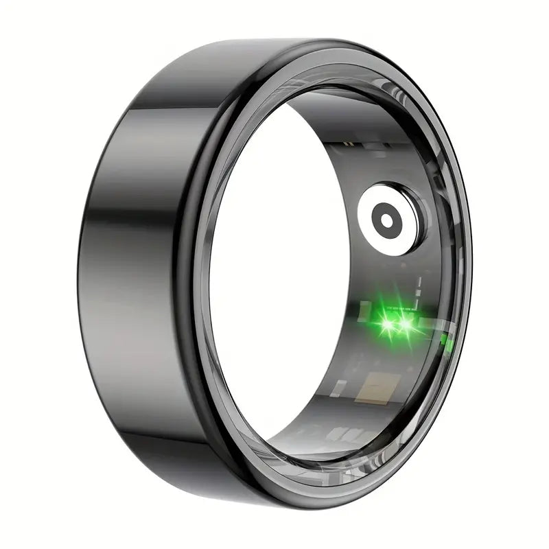 Smart Ring Fitness Tracker - Stainless Steel Workout Smart Ring-0
