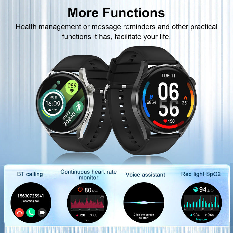 Smart Watch Fitness Tracker with Heart Rate Blood Oxygen Blood Pressure Sleep Monitor 100 Sports Modes Step Calorie Counter Activity Health Trackers IP68 Waterproof-2